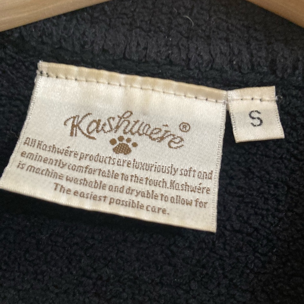 Kashwere Black Full Zip Jacket Small - image 2